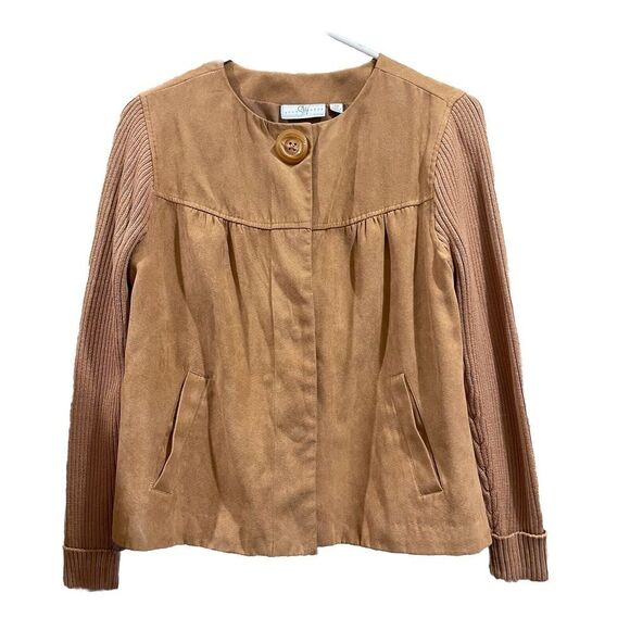 studio works brown coat magnet bottoms size 6P - Picture 1 of 8